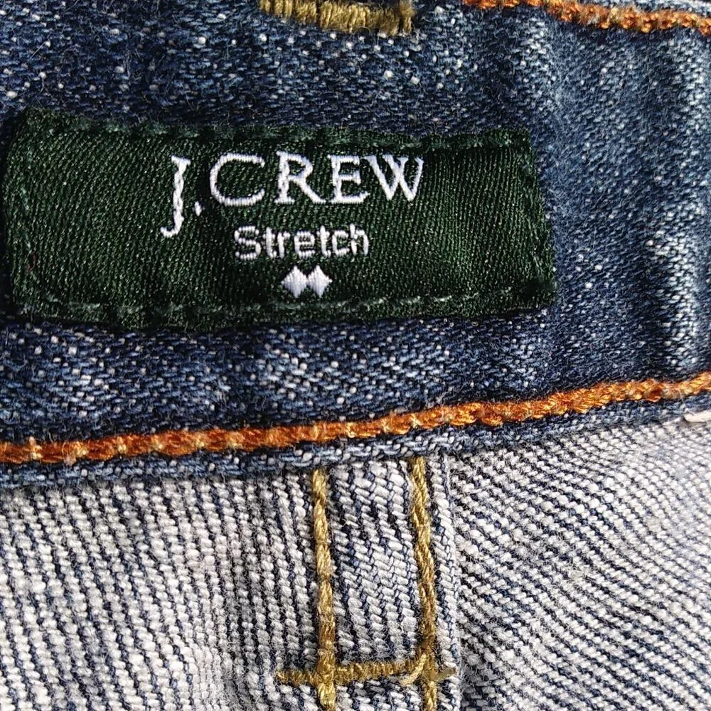 J. Crew HipSlung Stretch Denim Shorts - 12 SP